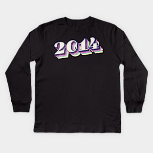 2014 Birthday Year Kids Long Sleeve T-Shirt